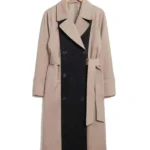 Only Murders in the Building S03 Selena Gomez Two Color Breasted Coat