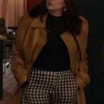 Only Murders in the Building S04 Eva Longoria Brown Trench Coat