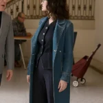 Only Murders in the Building Selena Gomez Mabel Mora Blue Long Coat