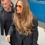 Paris Jennifer Lopez Pinstripe Blazer