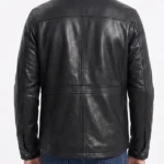 Paul Ben Victor Lanterns Antaan Full Zip Leather Black Jacket