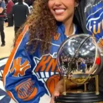Playoff Game 2026 Jordyn Woods Knicks Jacket