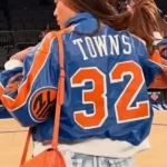 Playoff Game 2026 Jordyn Woods Knicks Jacket Back