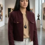 Sadie Laflamme-Snow The Way Home Maroon Jacket