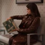 Selena Gomez Only Murders In The Building Leather Trench Coat