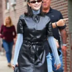 Selena Gomez Only Murders In The Building S05 Mabel Mora Black Leather Coat