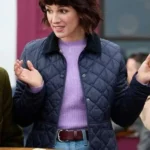 Shenae Grimes-Beech Love Of The Irish Fiona Blue Quilted Jacket