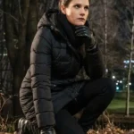 Special Agent Maggie Bell FBI Black Puffer Coat