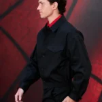 Spider Man Tom Holland Black Jacket