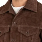Suede Leather Trucker Jacket