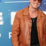 Supergirl World Premiere Darren Barnet Leather Jacket