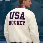 Team USA Olympics John Wroblewski White Jacket