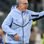 Team Uruguay Marcelo Bielsa Blue Hooded Jacket