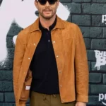 The Boys S05 Finale Premiere Jensen Ackles Suede Jacket
