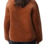 The Four Seasons Anne Shearling Reversible Jacket Back