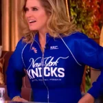 The View Knick Sara Haines Blue Jacket