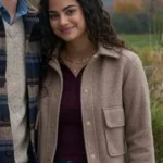 The Way Home S04 Alice Dhawan Grey Wool Jacket