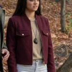 The Way Home Sadie Laflamme-Snow Maroon Jacket