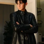 Trying S05 Cooper Turner Black Leather Coat