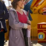 Trying S05 Esther Smith Purple Trench Coat
