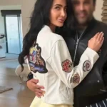 Veronika Mudra Lewis White Leather Jacket