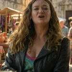 Voicemails for Isabelle Leah McKendrick Black Leather Jacket