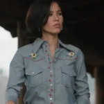 Yellowstone S05 Monica Dutton Floral Shirt
