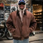 Bad Bunny 2026 Brown Cotton Jacket