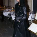 Becky G Black Trench Coat