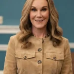 Big Mistakes Elizabeth Perkins Suede Cargo Jacket