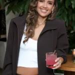 Culture Makers Jessica Alba Black Jacket