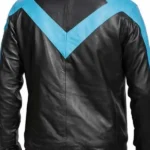 Dick Grayson Nightwing Leather Jacket Back