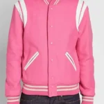 Elle 2026 Lexi Minetree Pink Bomber Jacket