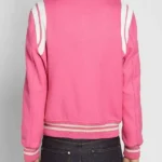 Elle 2026 Lexi Minetree Pink Bomber Jacket Back