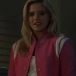 Elle Season 1 2026 Full Snap Bomber Pink Jacket