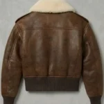 Erin_Doherty_PFW_2026_Shearling_Brown_Jacket_Back