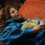 Euphoria S03 Zendaya Blue Hoodie