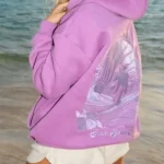 Everything Comes in Waves Acai Hoodie