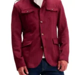 Forbidden Door Christian Cage Maroon Jacket