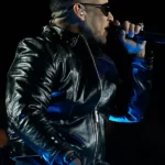 Halftime Show 2026 Daddy Yankee Black Leather Jacket