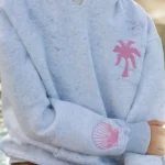 Hawaii Hibiscus Heather Cloud Hoodie