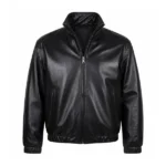 Liam Gallagher 2026 Black Leather Jacket
