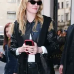 MFW 2026 Sarah Pidgeon Leather Jacket