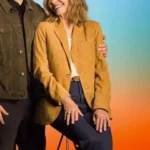 Mary Steenburgen The Dink Brown Suede Blazer