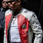 Paris Fashion Week 2026 Gunna Biker Leather Jacket