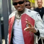 Paris Fashion Week Gunna Leather Jacket