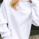 Pink Palm Chase the Sun Gray Hoodie
