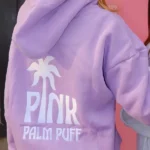 Pink Palm Puff Classic Orchid Hoodie