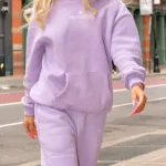 Pink Palm Puff Classic Orchid Pullover Hoodie