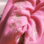 Pink Palm Puff Under the Sea Seashell Pink Hoodie